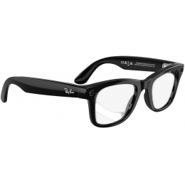 Умные очки Ray-Ban Meta* Wayfarer Gen 2 Shiny Black, Фотохромные линзы Clear to Graphite Green Transitions (RW4012), размер M
